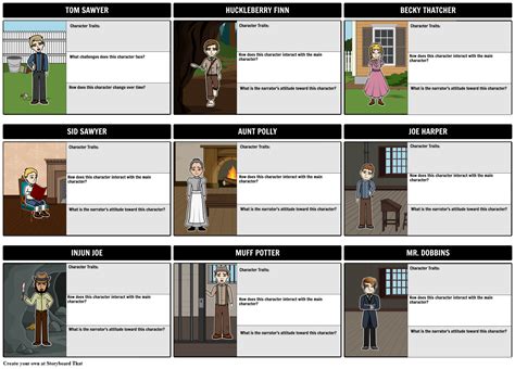 what characters are similar to tom sawyer